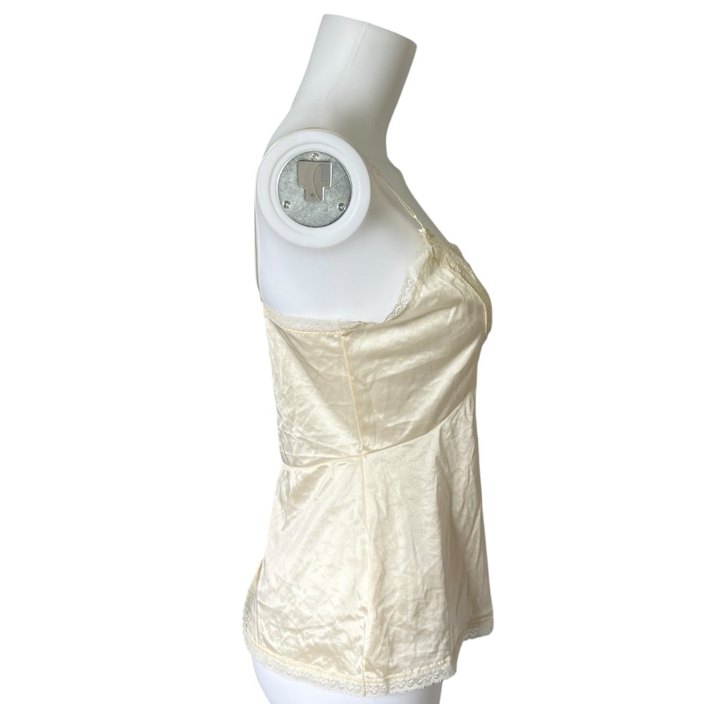 Vintage Y2K Lace Trim Camisole Fairy Coquette Romantic Festival lightweight - Picture 4 of 6